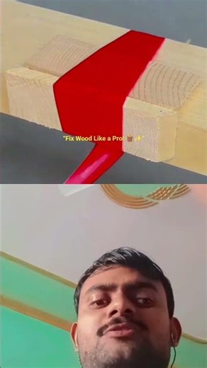 “Turn Broken Wood into Magic! 🪵✨ #DIY #HomeRepair #QuickFix”