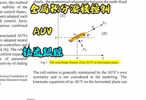 【复现】基于全局积分滑模控制（GISMC）的欠驱动自主水下航行器（AUV）水平轨迹跟踪控制