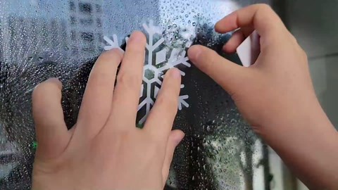 321pcs Christmas Window Decals - 9 Sheets of Snowflakes, Winter & Holiday Designs for Glass Windows