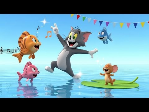 Tom and Jerry Fish Party Poem | Fun Kids Rhymes🐱🐬