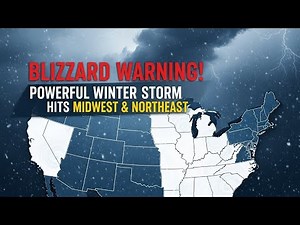Blizzard Warning! Powerful Winter Storm Hits Midwest & Northeast ❄️#WinterStorm #Blizzard #USWeather