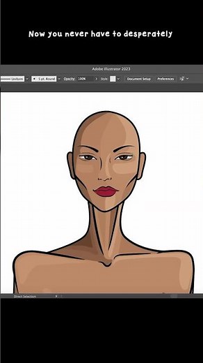 Let's draw a Croquis on Adobe Illustrator!