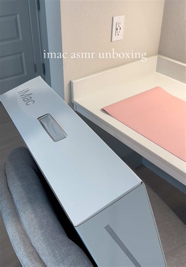 just in time for this upcoming semester🥂 #imac #unboxing #asmr #fyp #college