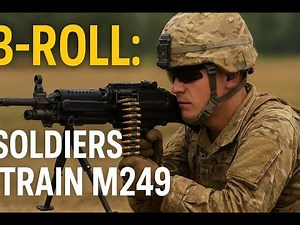 How to use M249 light machine gun