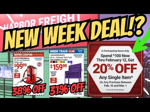 Harbor Freight Spend $100, Get 20% Off Later — Is It Worth It?