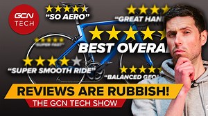 Buying a bike can be quite a big investment for many of us, and because of that we might turn to bike reviews to make sure we invest in the right one! But are those reviews genuine? Are they personal to the reviewer? Do brands make one-off bikes for reviewers to gain a positive feedback? In this edition of the GCN Tech Show, Alex and Si discuss how bike reviews could be ruining your decision to buy the right bike based on your requirements! | GCN Tech