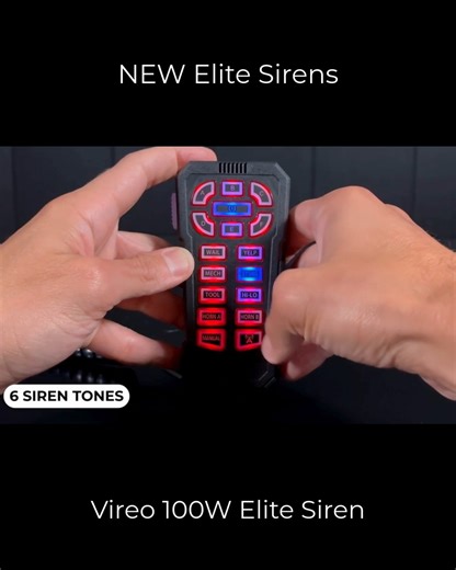Watch our NEW Elite Siren Demos! Now equipped with updated tones and output... Activate your lights and siren when you need them most. Shop our Sirens/Speaker section. https://www.speedtechlights.com/ | SpeedTech Lights