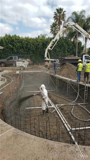 Building a Backyard Water Slide Pool #pool #swimmingpool #airestoration#transformation