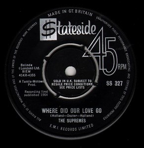 The Supremes - Where Did Our Love Go