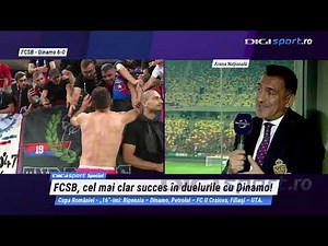 FCSB - Dinamo 6-0 | Victorie istorică pentru roș-albaștri. Reacții după meci