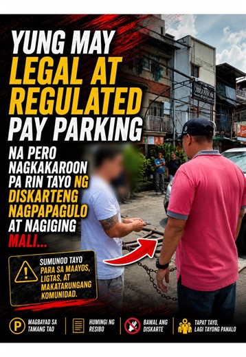 Legal at regulated na parking pero nagagawan pa rin ng diskarteng mali kaya nagkakaroon tayo ng problema…