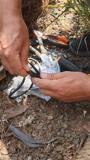 comment installer un projecteur Jardin led 6w ✨️✨️⚡️⚡️💥💥 #electricity | كهرباء عام