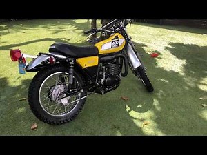 1976 Yamaha DT400 Cold start
