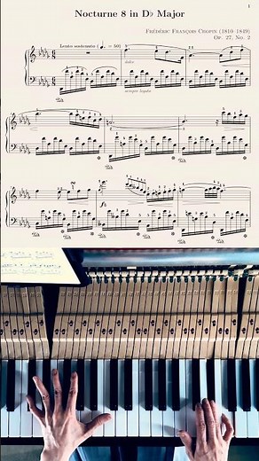 Frédéric Chopin — Nocturne in D♭ Major, Op. 27 No. 2 | Classical Piano