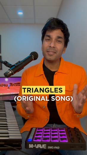 Vivek Agrawal on Instagram: "Triangles — an original song for the kind of love no one prepares you for. #originalsong #singersongwriter #singer #chicagosinger #indiemusic #musicreels #relatablemusic #trianglesong [original song about love, indie love song, complicated love story, singer songwriter release, love triangle song, heartfelt indie music, honest love song]"