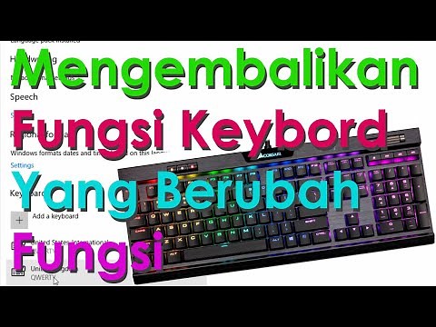 Easy Way to Restore Keyboard Buttons That Have Changed Functions in the Latest Windows 10