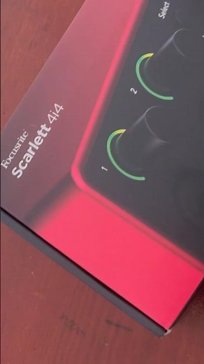 Focusrite Scarlett 4i4 4ta gen #focusritescarlett4i4