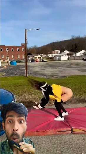 beautiful day to flip off a car😱🥰 #automobile #funny #shortsvideo #flip
