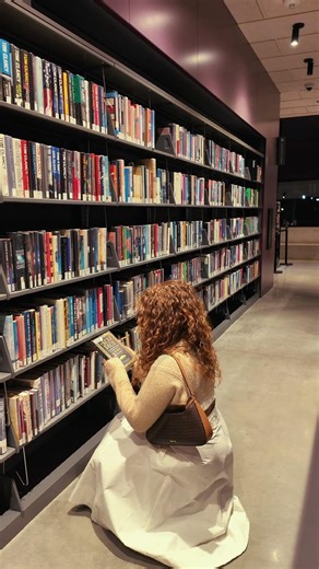 Dearest gentle reader… #9to5life #ootd #books #library #wig #reading #short #cozy #booktube