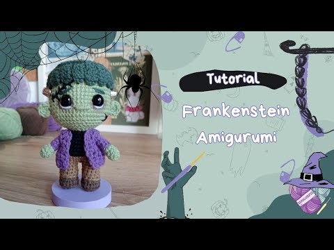 Frankenstein amigurumi / step-by-step tutorial