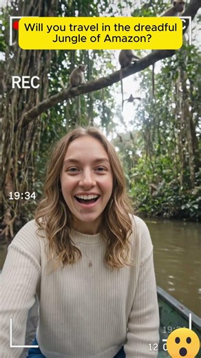 I Explored the Amazon Jungle 😱 Boat Trip Through Dense Rainforest (POV)