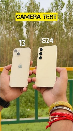 iPhone 13 vs Samsung s24 camera test 🔥