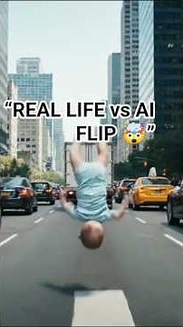 “Real Life vs AI Flip Challenge 🤯 (You Won’t Believe the Ending!)”