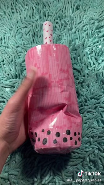 Tutorial: How to Make Boba Tea Paper Squishy at Home | DIY Craft