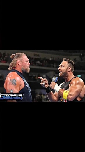 Brock Lesnar Confronts LA Knight On SmackDown#shorts