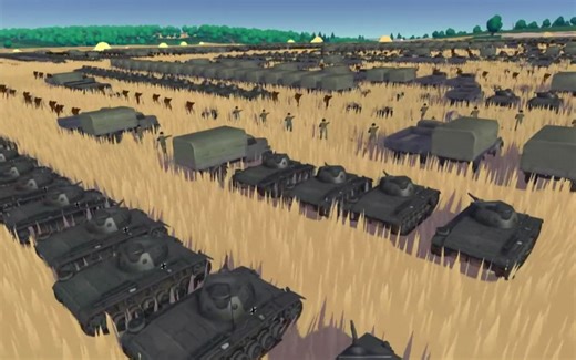 steam免费之作《军事行动基准》可模拟钢铁洪流的游戏 二战德军进攻法国战役欣赏