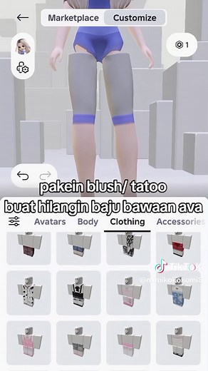 Kombinasi Body Ava Model Woman dan It Boy Doll di Roblox