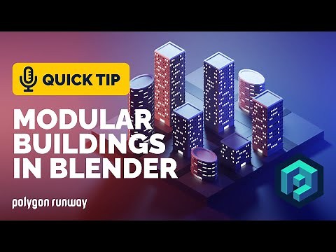 Modular Buildings Tutorial in Blender 2.92 | Polygon Runway