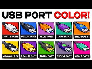Every USB Port COLOR Explained in 14 Minutes!
