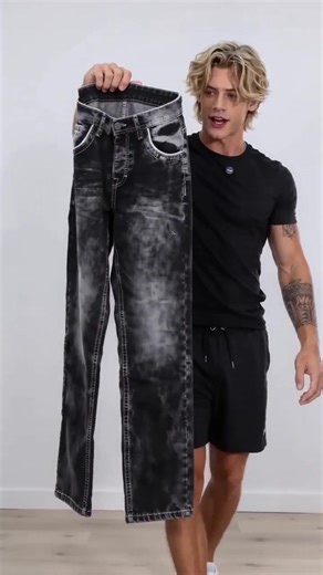 Men's Creative Stretch Denim Jeans for Summer Style