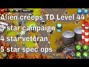Alien Creeps TD Level 44 Without Any Extra Hero