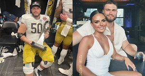 “I love you so much”: Notre Dame OL 'Big man Spindler' pens down heartfelt letter as GF Mallory celebrates 23rd birthday [Photos]