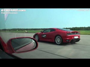 Mercedes SL65 AMG vs Ferrari F430 F1