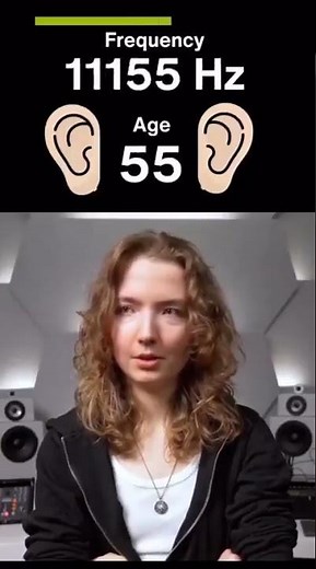 High-frequency test shows your real hearing age.