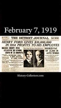 #OnThisDay February 7, 1919: Corporate Purpose Defined
