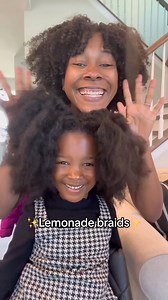 3.5K views · 187 reactions | Tried Lemonade Braids & They’re Adorable!  #lemonadebraids #protectivestyle #braidjourney #cutebraids #hairtransformation #braidstyle #naturalhairslay #braidgoals #worthitlook #hairglowup | Camille Louis Family | Facebook