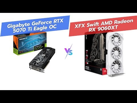 RTX 5070 Ti Eagle OC SFF 16G vs RX 9060 XT OC White 16GB – GPU Showdown 🔥🧊
