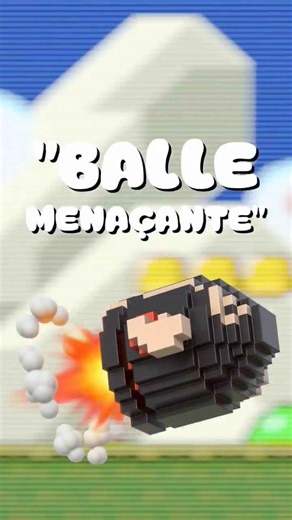 Bullet Bill's name around the world #shorts #mario