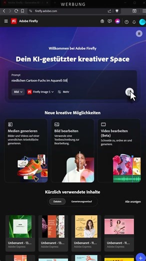 Bilder freistellen mit Adobe Firefly