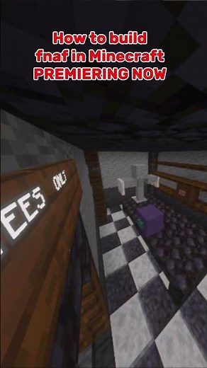 How to build FNAF 1 in Minecraft PREMIERING NOW