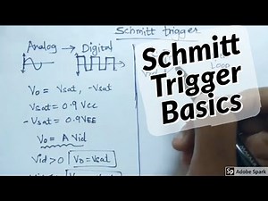 SCHMITT TRIGGER BASICS explained in simple way(HINDI)| Electronics Subjectified