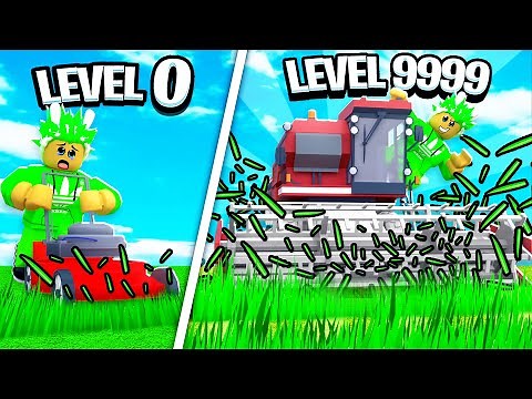 we get ONE LEVEL 438752879 MOWER in Roblox!