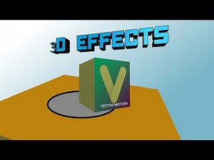 How to Use 3D Effect in Vector Motion App