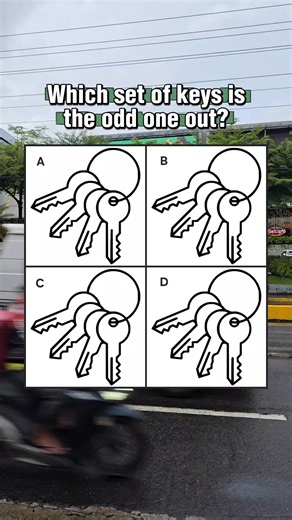 Which set of keys is the odd one out? #puzzletime #puzzle #PuzzleGame #oddoneout #puzzlechallenge | Learn English