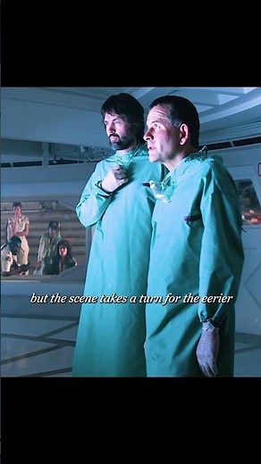 alien latches to man’s face, acid melts ship 👽 #movie #film #sciencefiction #mychannel #foryou