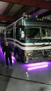 Tech Taylor walks you through our most recent installation on this '95 Prevost #countrycoach w/ 50' of #boogeylights 🤯 This under-glow installation required quite a few surface prep hours as these #prevostbuses are built to last! We used 1/8" aluminum angle iron to create mounting locations across the front, sides and rear of the #motorcoach 💪 The entire 12vdc lighting system is operated via our #dualzone controller module and allows for RF and #bluetooth control 🎮 🏴‍☠️: Installation done in